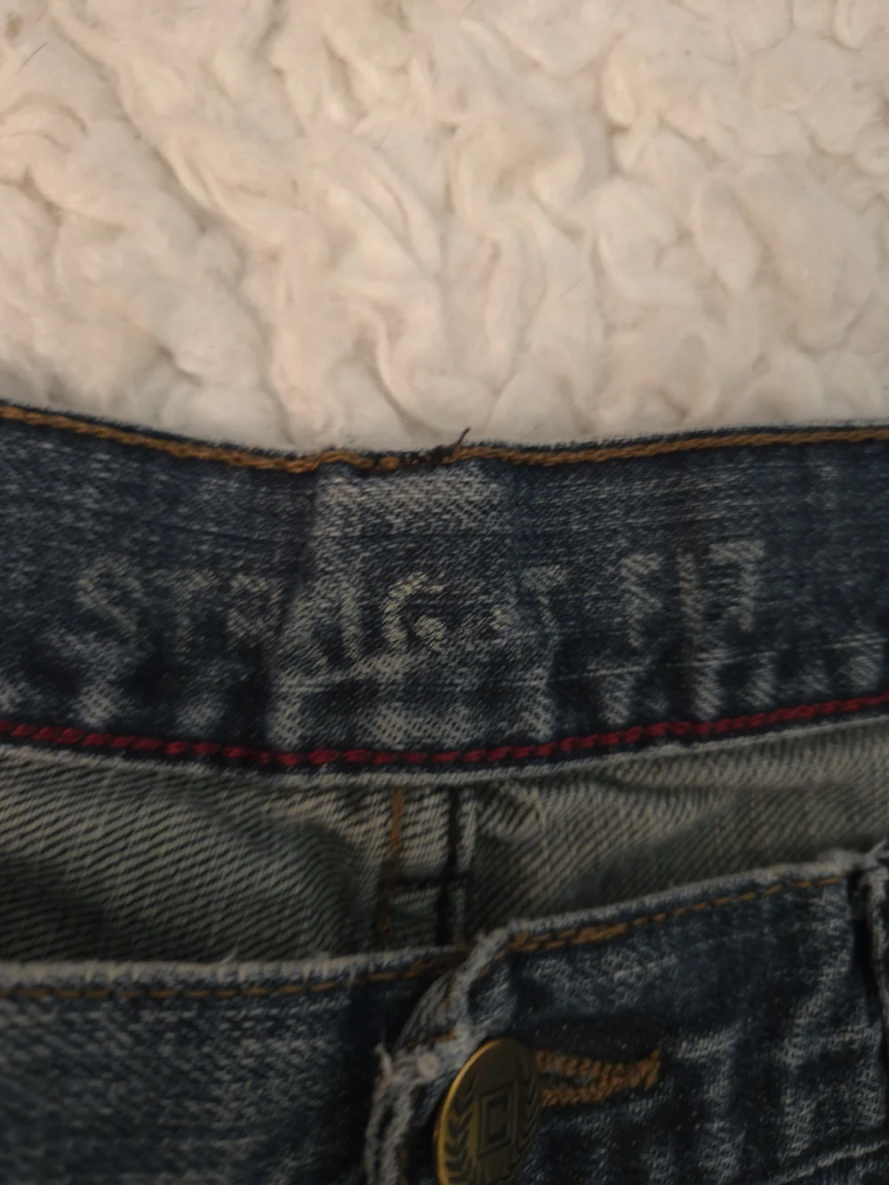 Chaps Men's Blue Straight-Leg Jeans